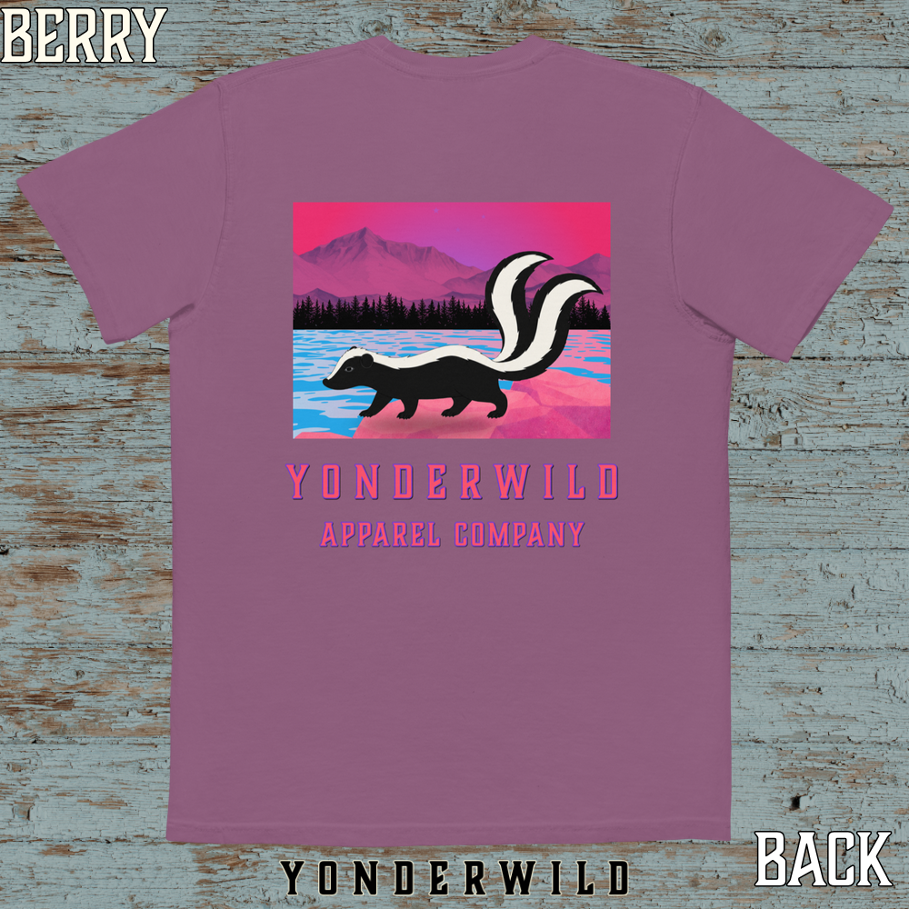 Twilight Twice Tail Pocket Tee-Sunset