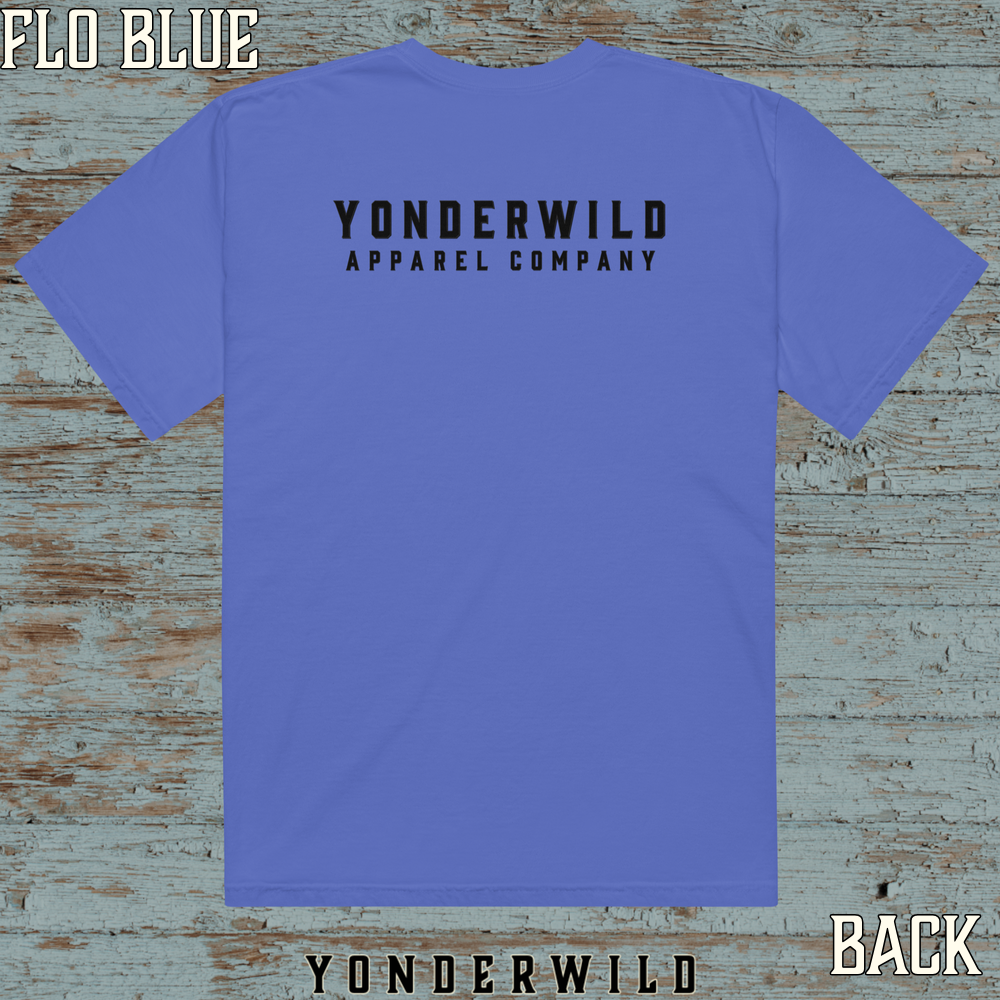 Established Short Sleeve Coal (Back) (Flo Blue).png