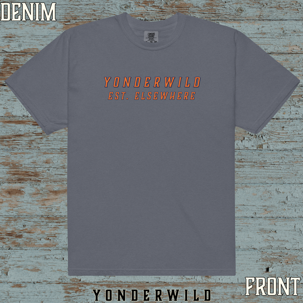 Est Logo Short Sleeve Ember and Indigo (Denim).png