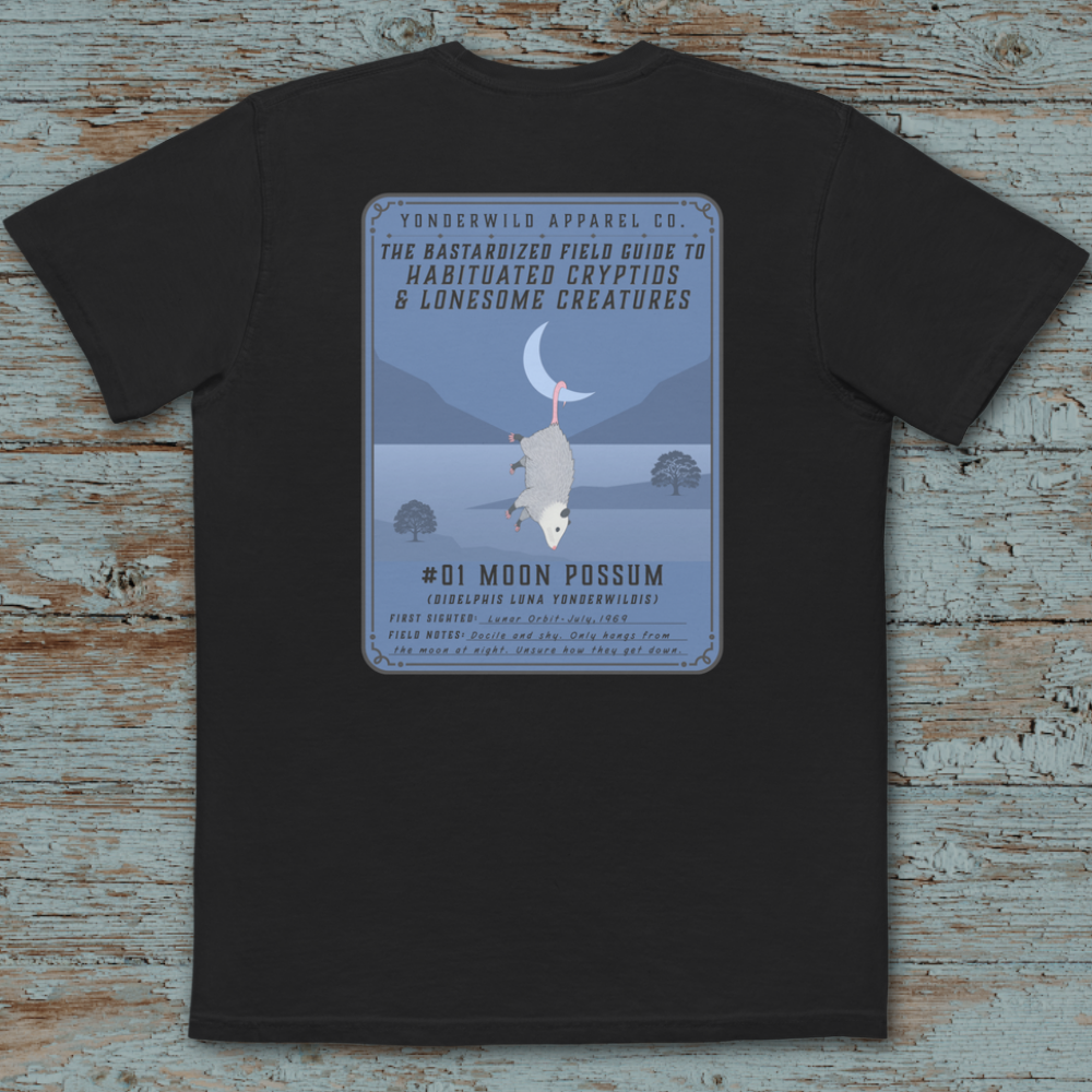 Field Guide Moon Possum Pocket Tee