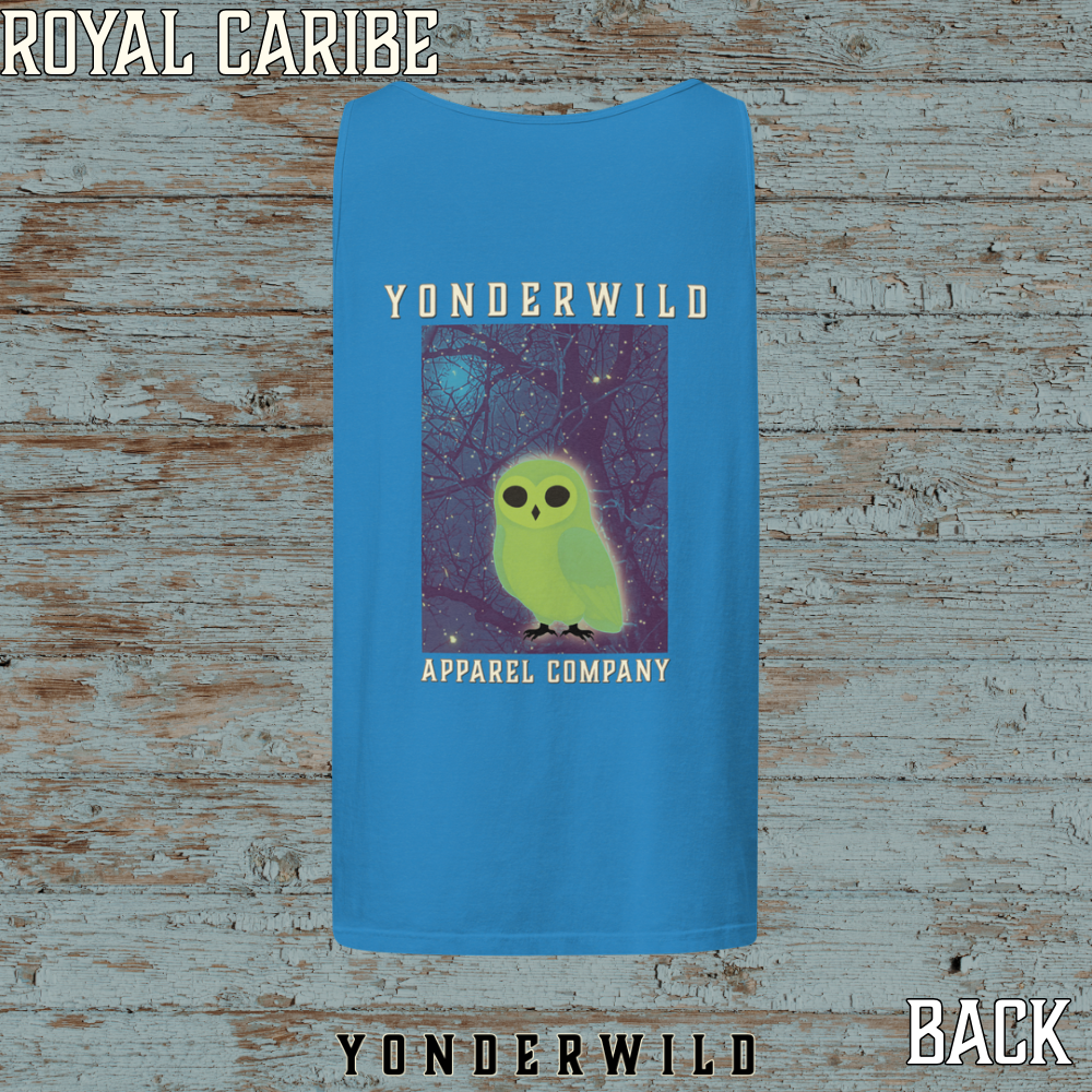 Owl Bird Aglow Tank Top