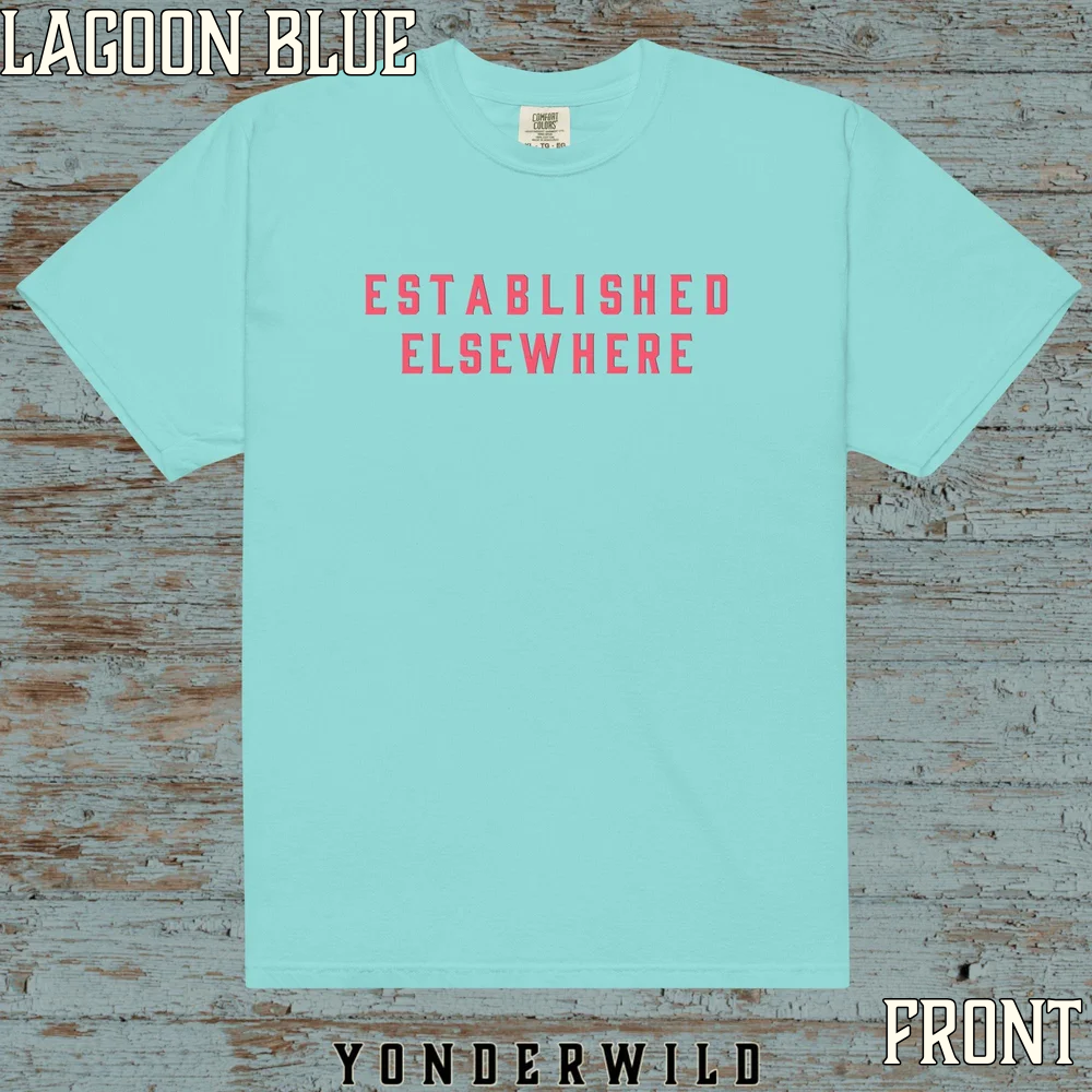 Established Short Sleeve Sunset (Front) (Lagoon Blue).png