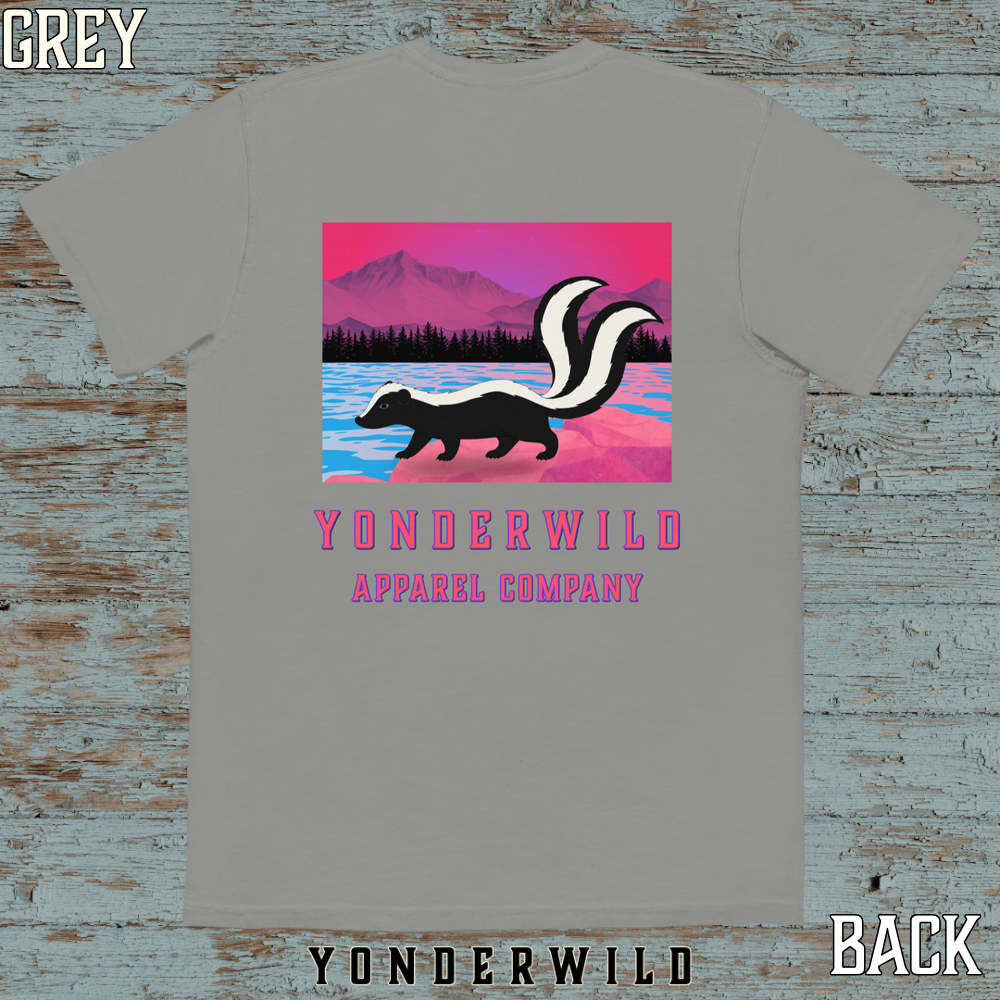 Twilight Twice Tail Pocket Tee-Sunset