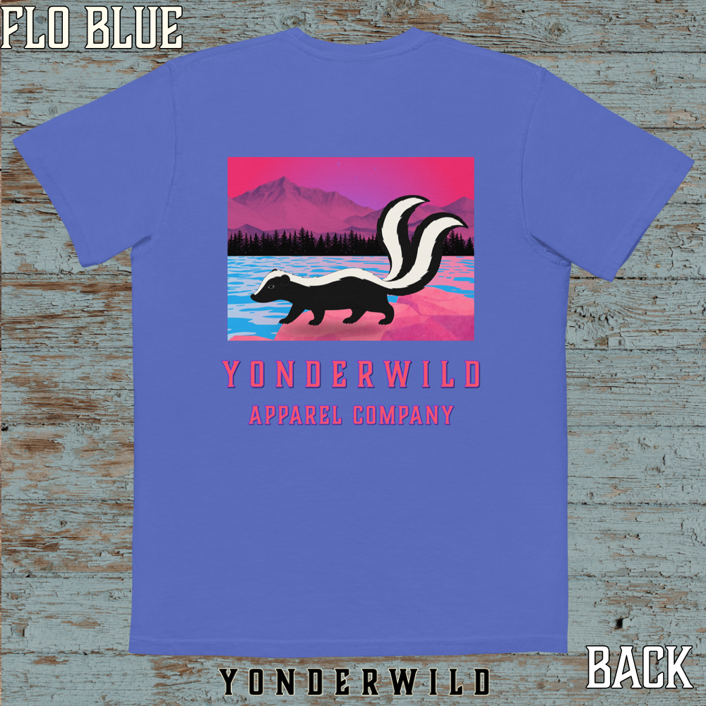 Twilight Twice Tail Pocket Tee-Sunset