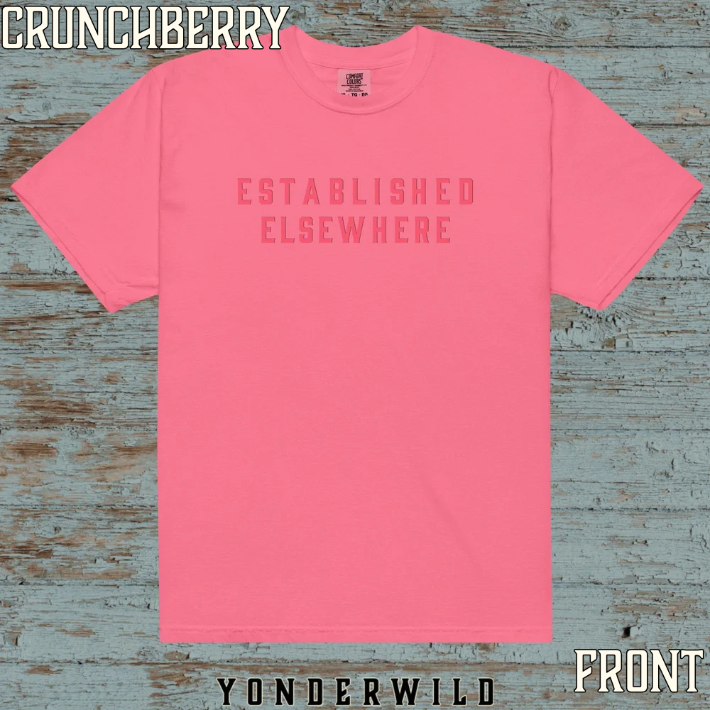 Established Short Sleeve Sunset (Front) (Crunchberry).png
