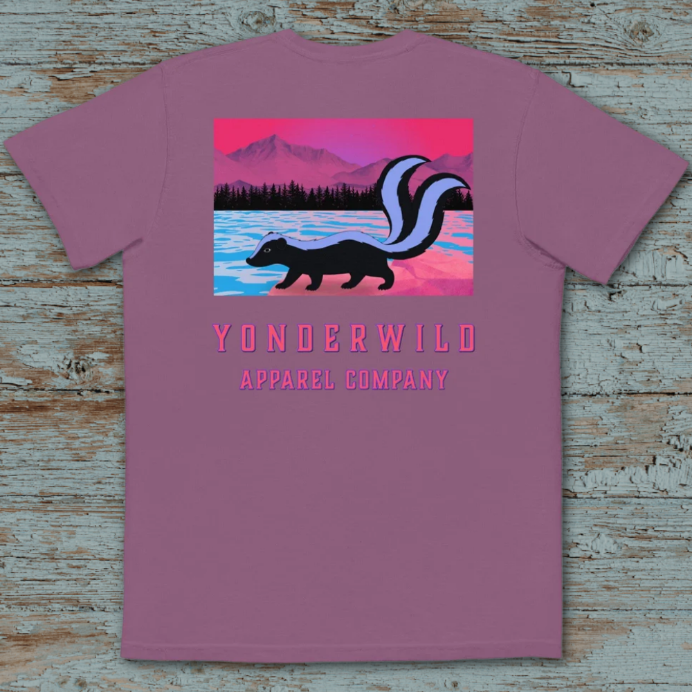 Twilight Twice Tail Pocket Tee-Sunset