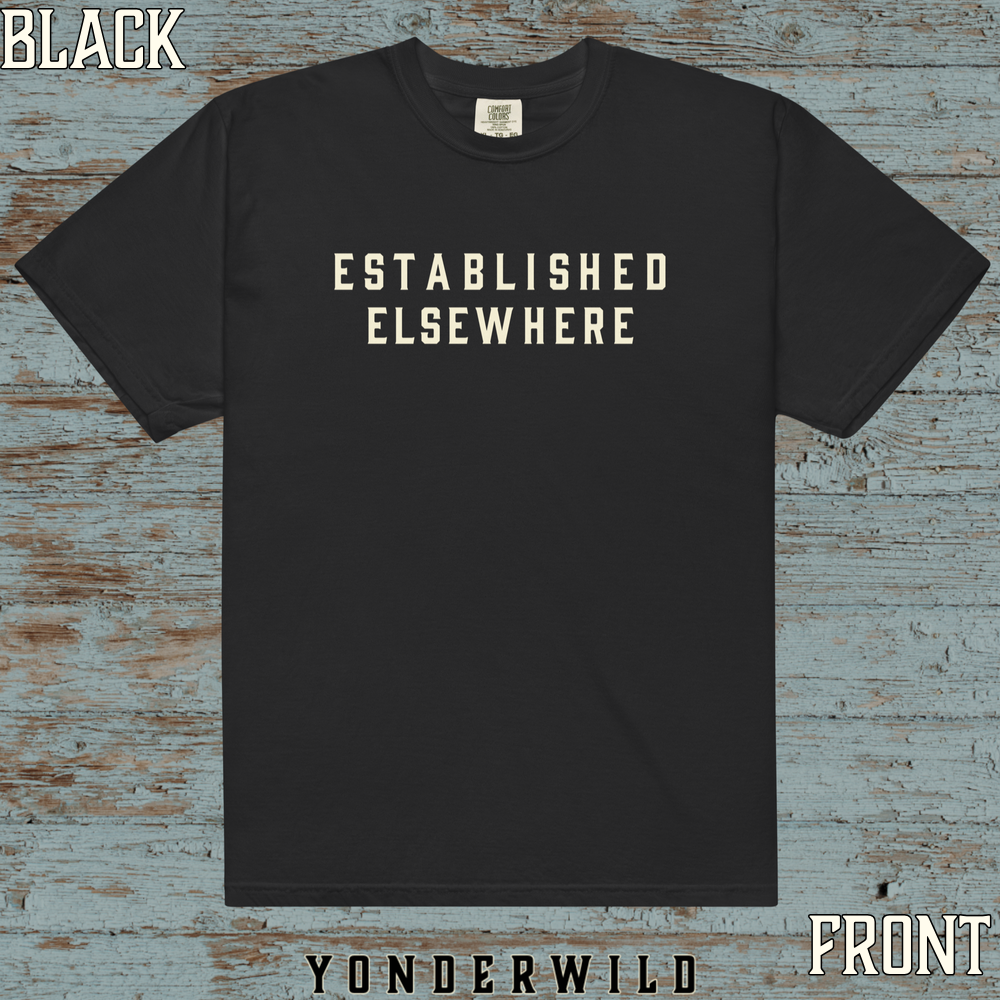 Established Short Sleeve Bone (Front) (Black).png