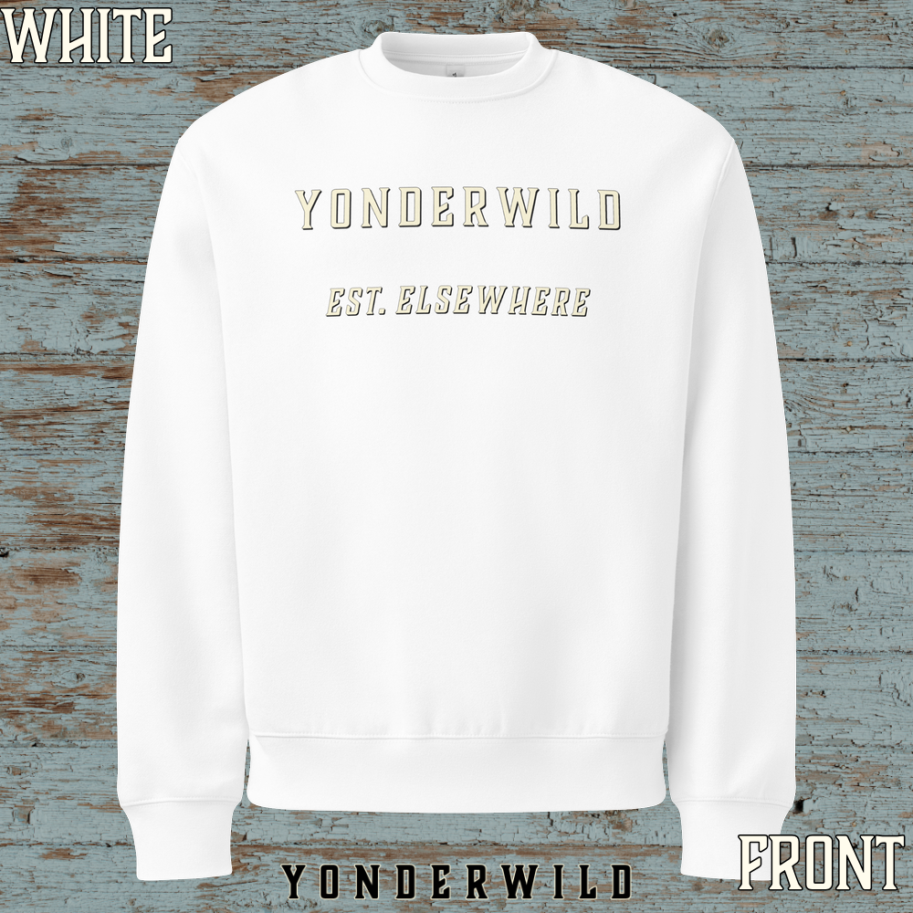 Varsity Logo Oversized Heavyweight Sweatshirt Bone (White) (Front).png