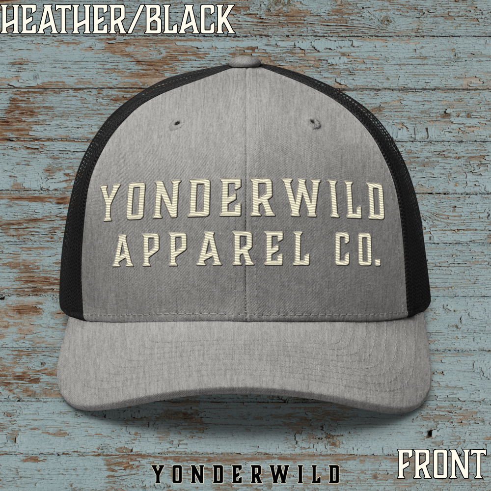 Bone YAC Hat Heather Black Front.png