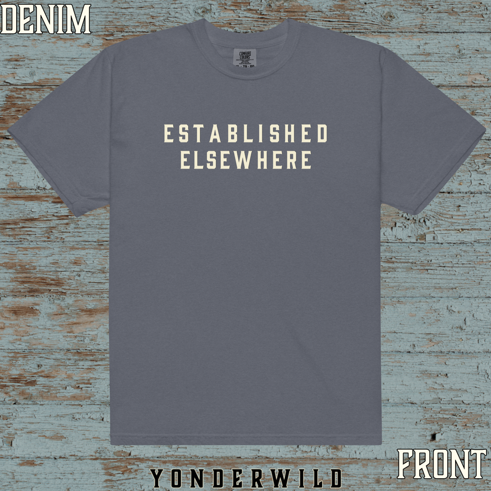 Established Short Sleeve Bone (Front) (Denim).png