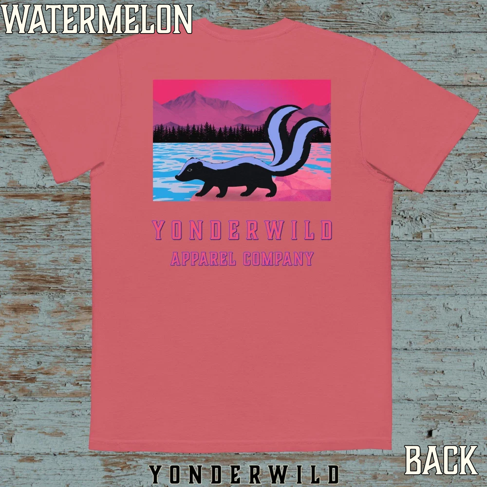 Twilight Twice Tail Short Sleeve Tee Sunset (Watermelon).png