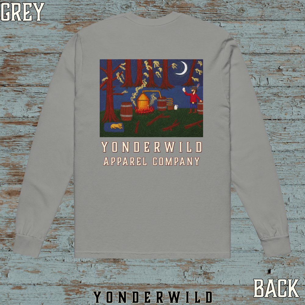 Bootlegger Long Sleeve Tee (Back) (Grey).png