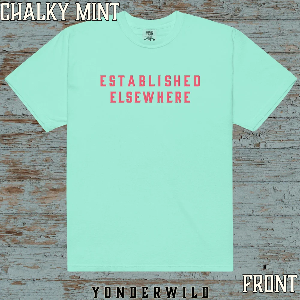 Established Short Sleeve Sunset (Front) (Chalky Mint).png