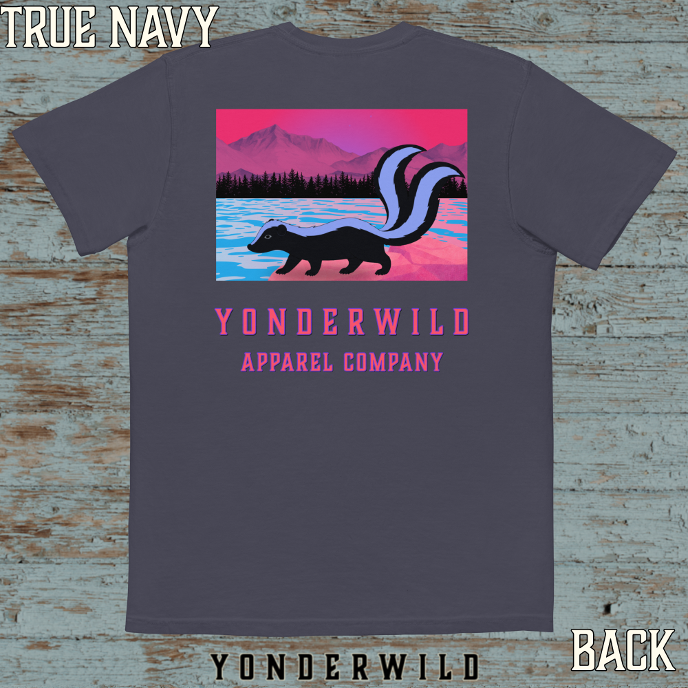 Twilight Twice Tail Short Sleeve Tee Sunset (True Navy).png