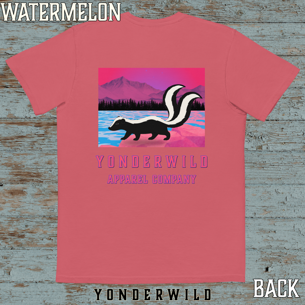 Twilight Twice Tail Pocket Tee-Sunset