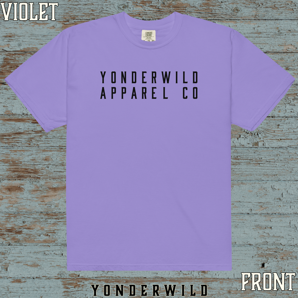 YAC Throwback Short Sleeve Coal (Front) (Violet).png