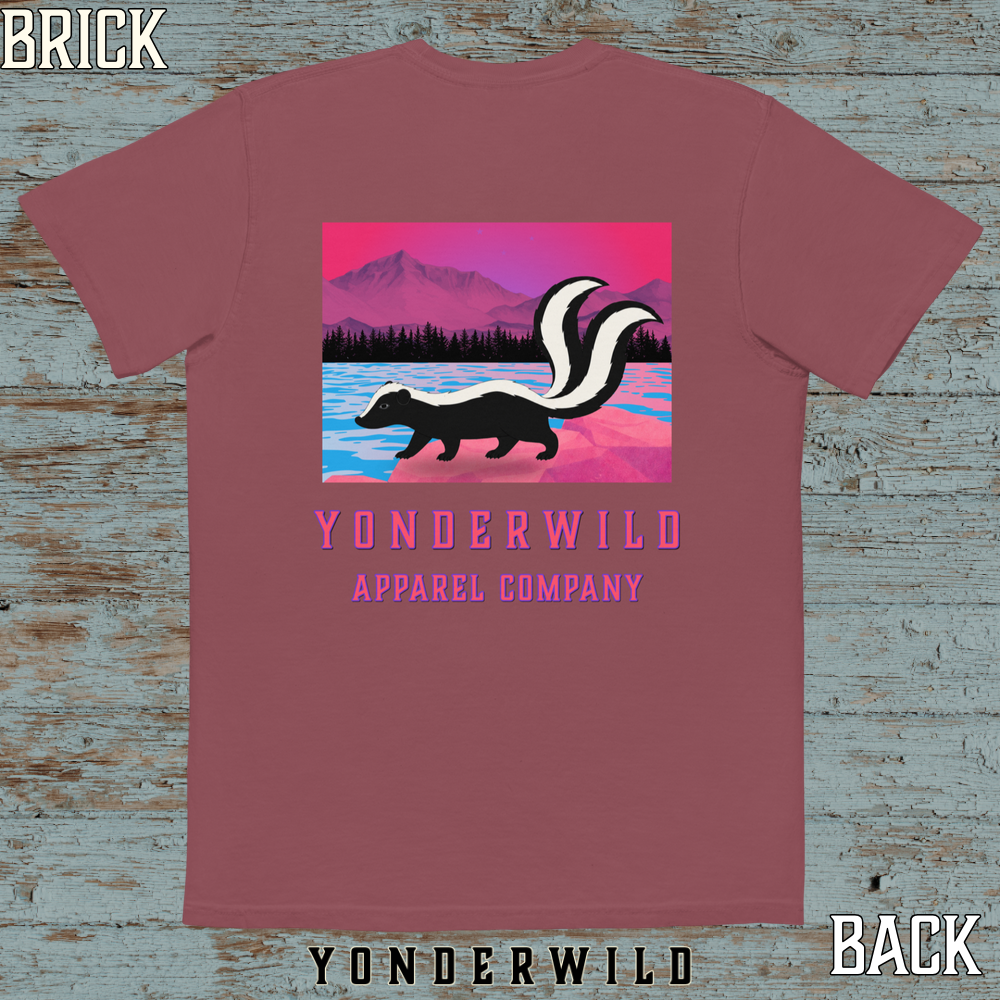 Twilight Twice Tail Pocket Tee-Sunset