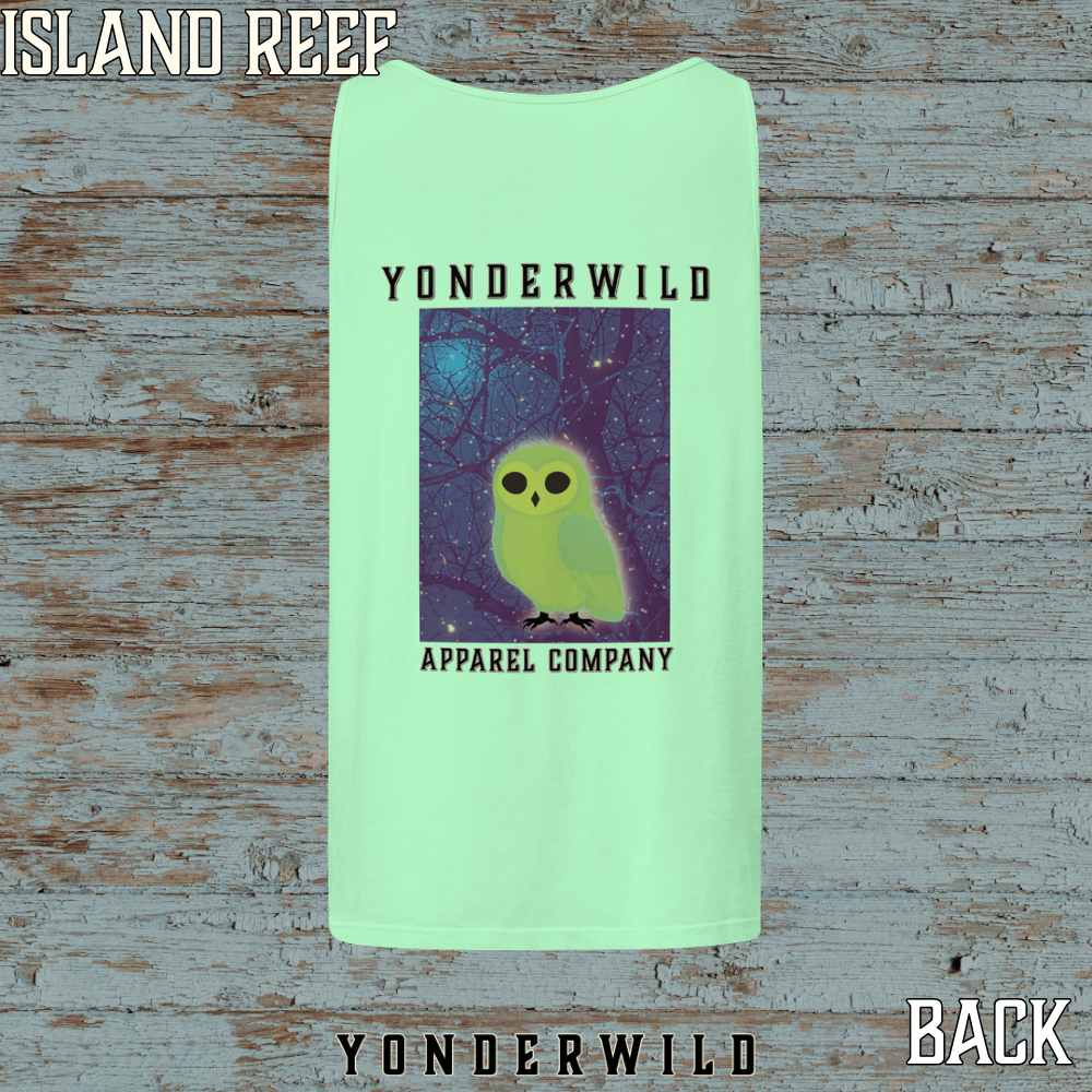 Owl Bird Aglow Tank Top
