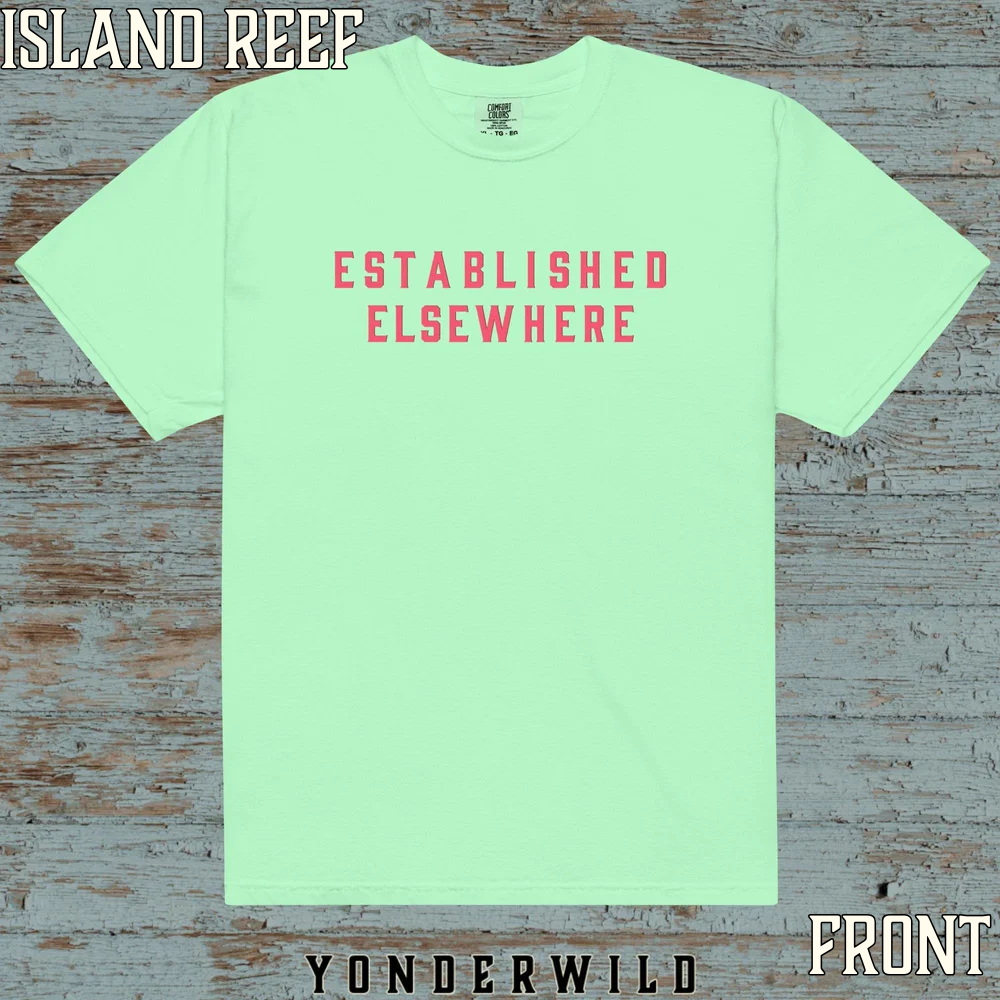Established Short Sleeve Sunset (Front) (Island Reef).png
