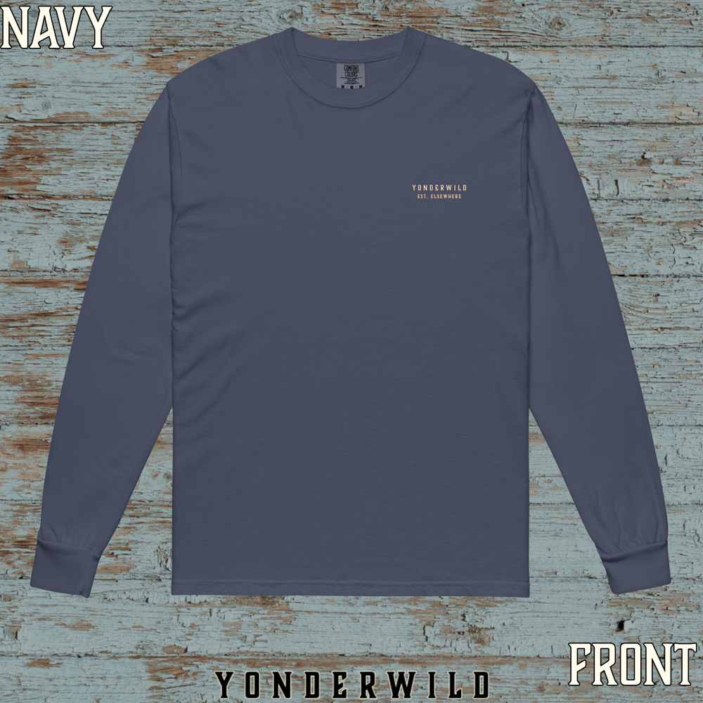 Bootlegger Long Sleeve Tee (Front) (Navy).png