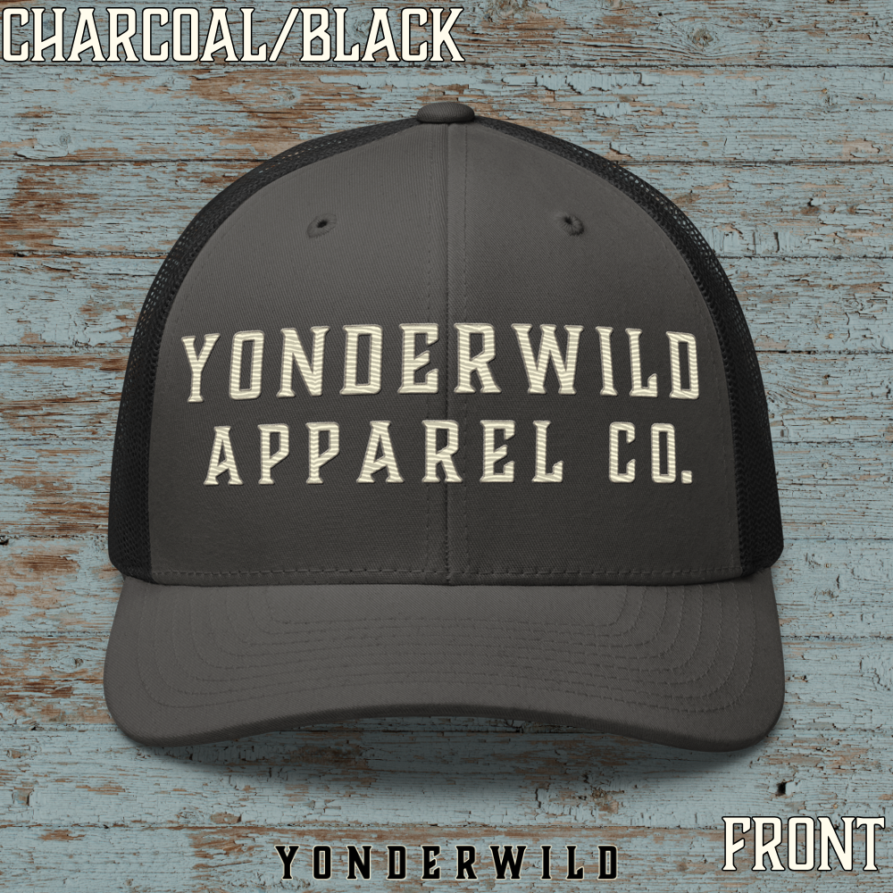 Bone YAC Hat Charcoal Black Front.png