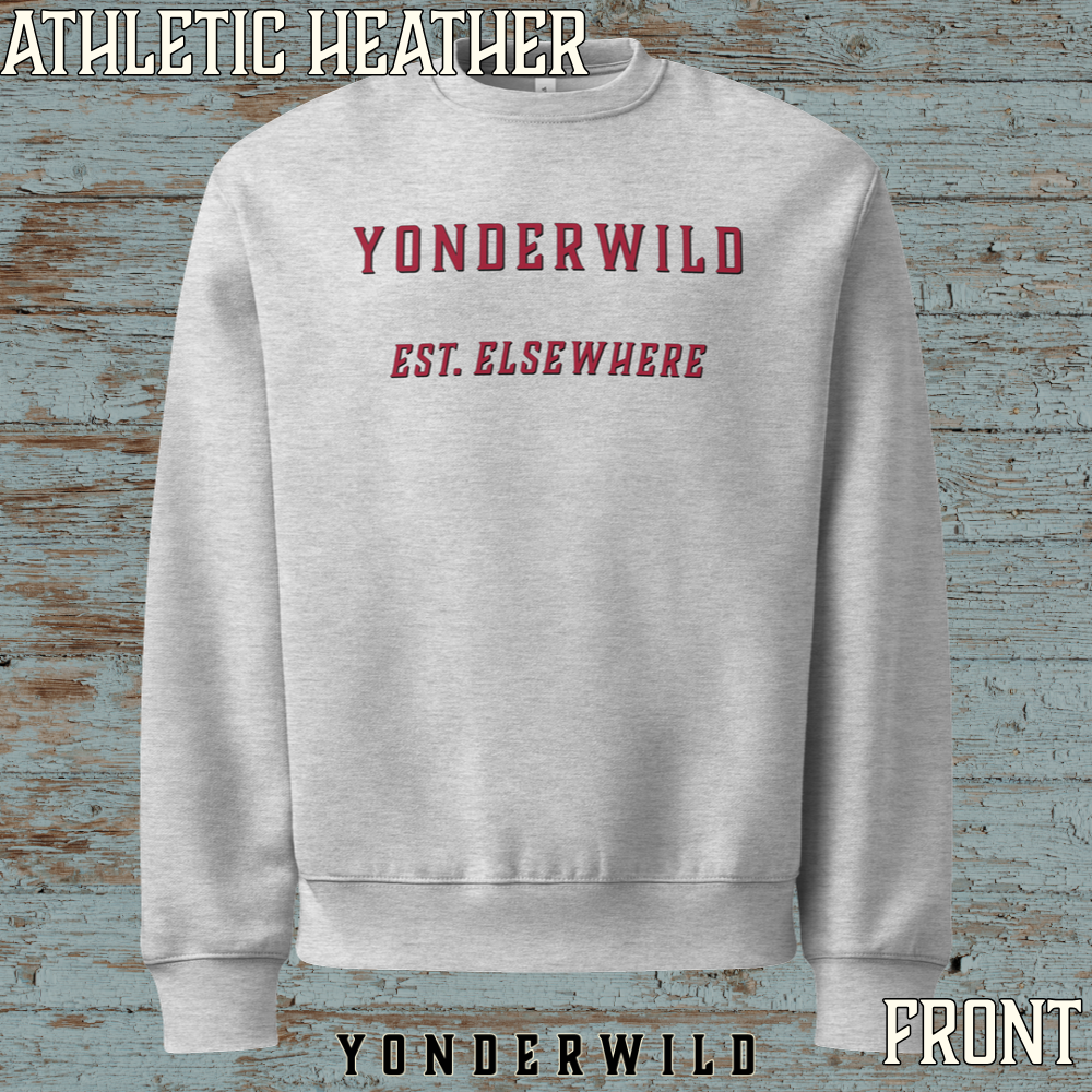 Varsity Logo Oversized Heavyweight Sweatshirt Sumac (Athletic) (Front).png