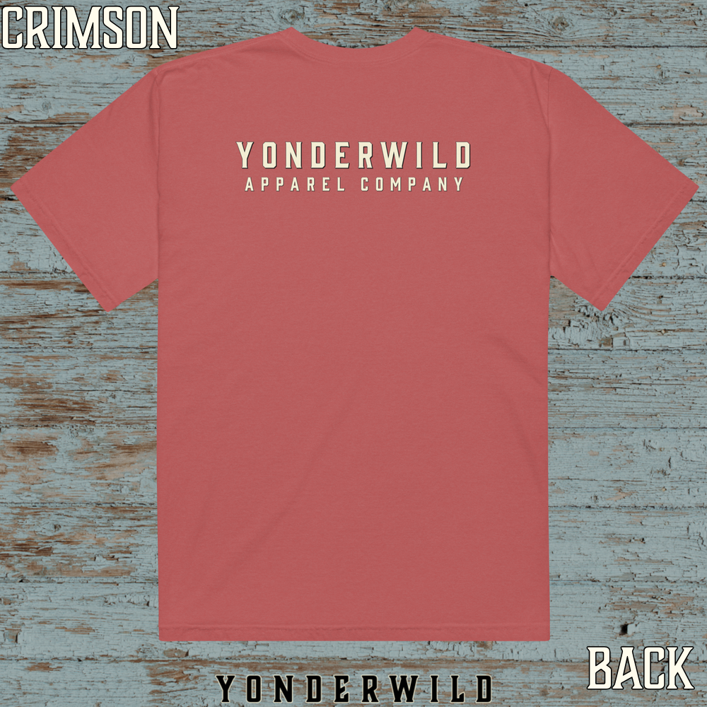 Established Short Sleeve Bone (Back) (Crimson).png