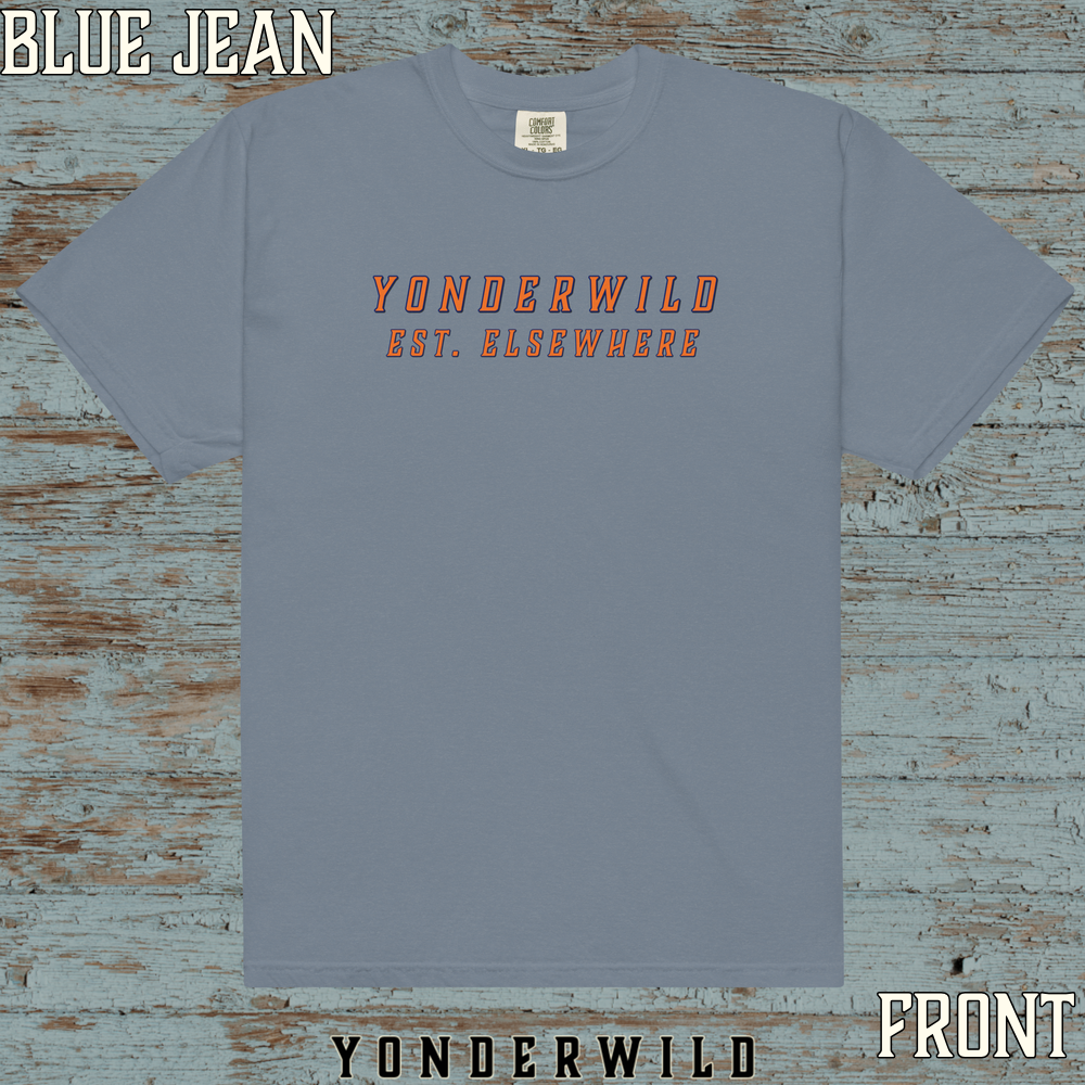 Est Logo Short Sleeve Ember and Indigo (Blue Jean).png