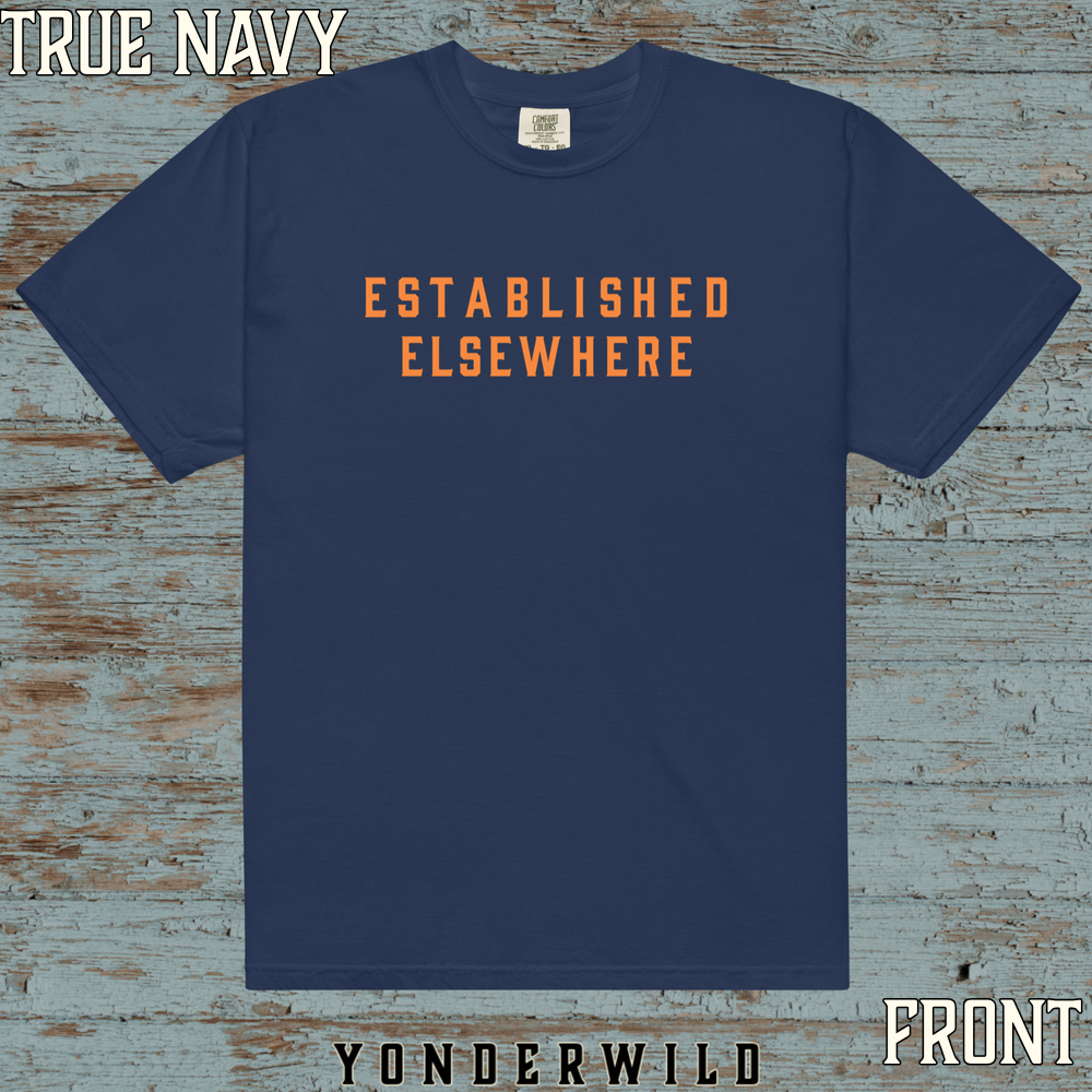 Established Short Sleeve Blaze (Front) (True Navy).png