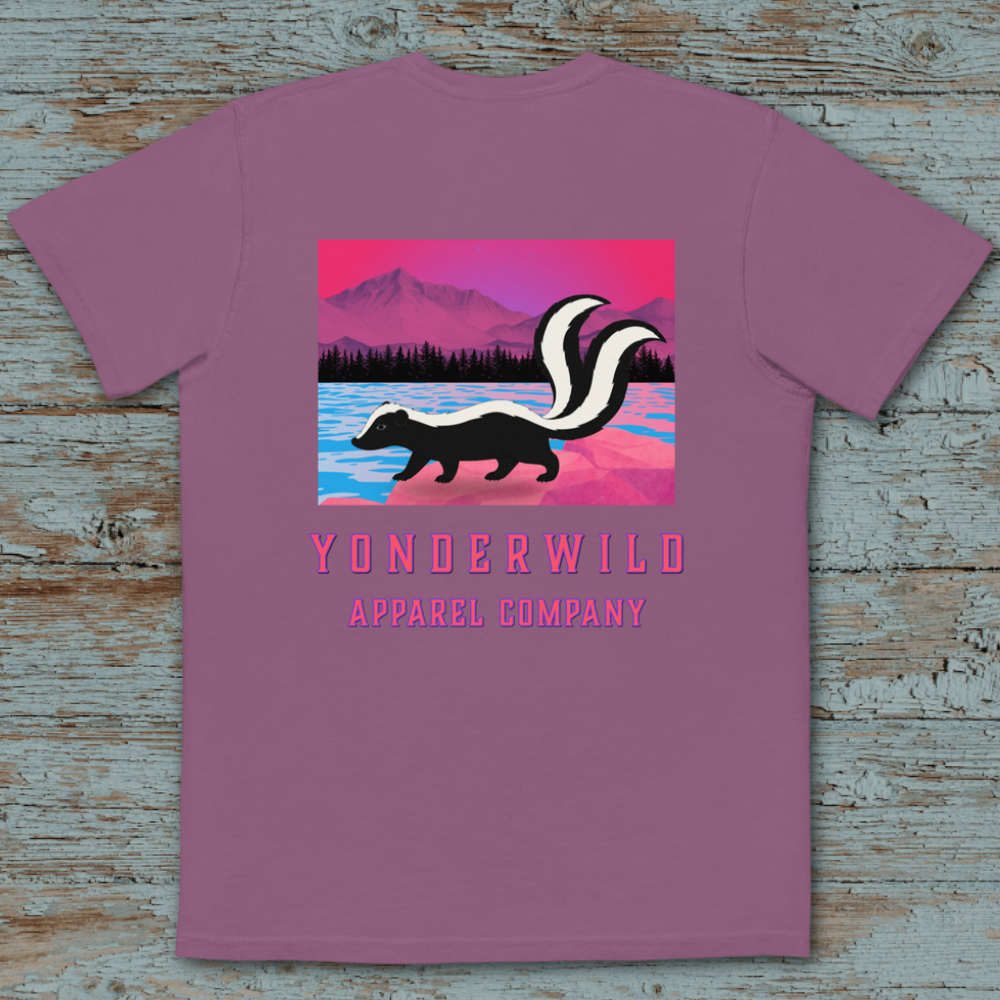 Twilight Twice Tail Pocket Tee-Sunset