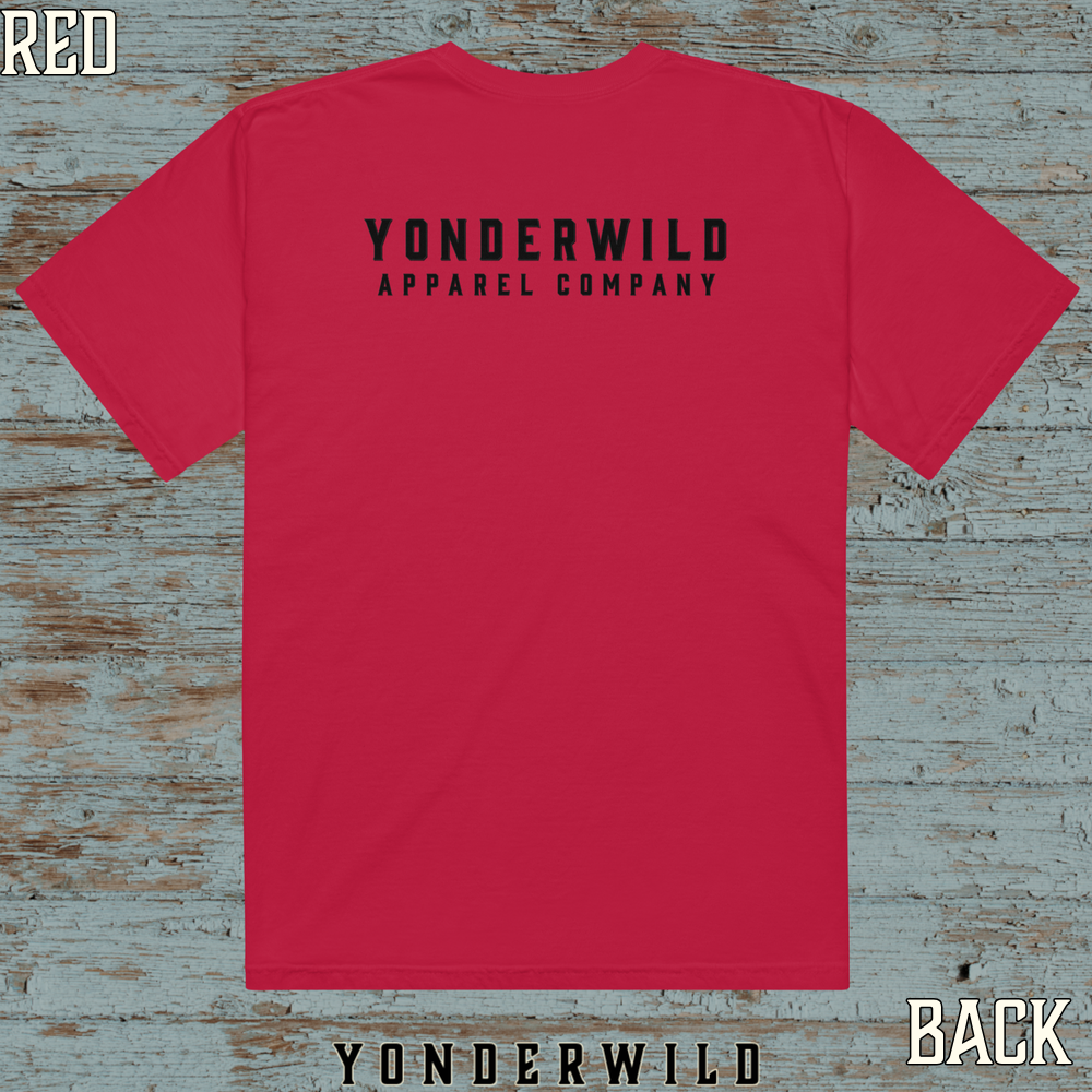 Established Short Sleeve Coal (Back) (Red).png