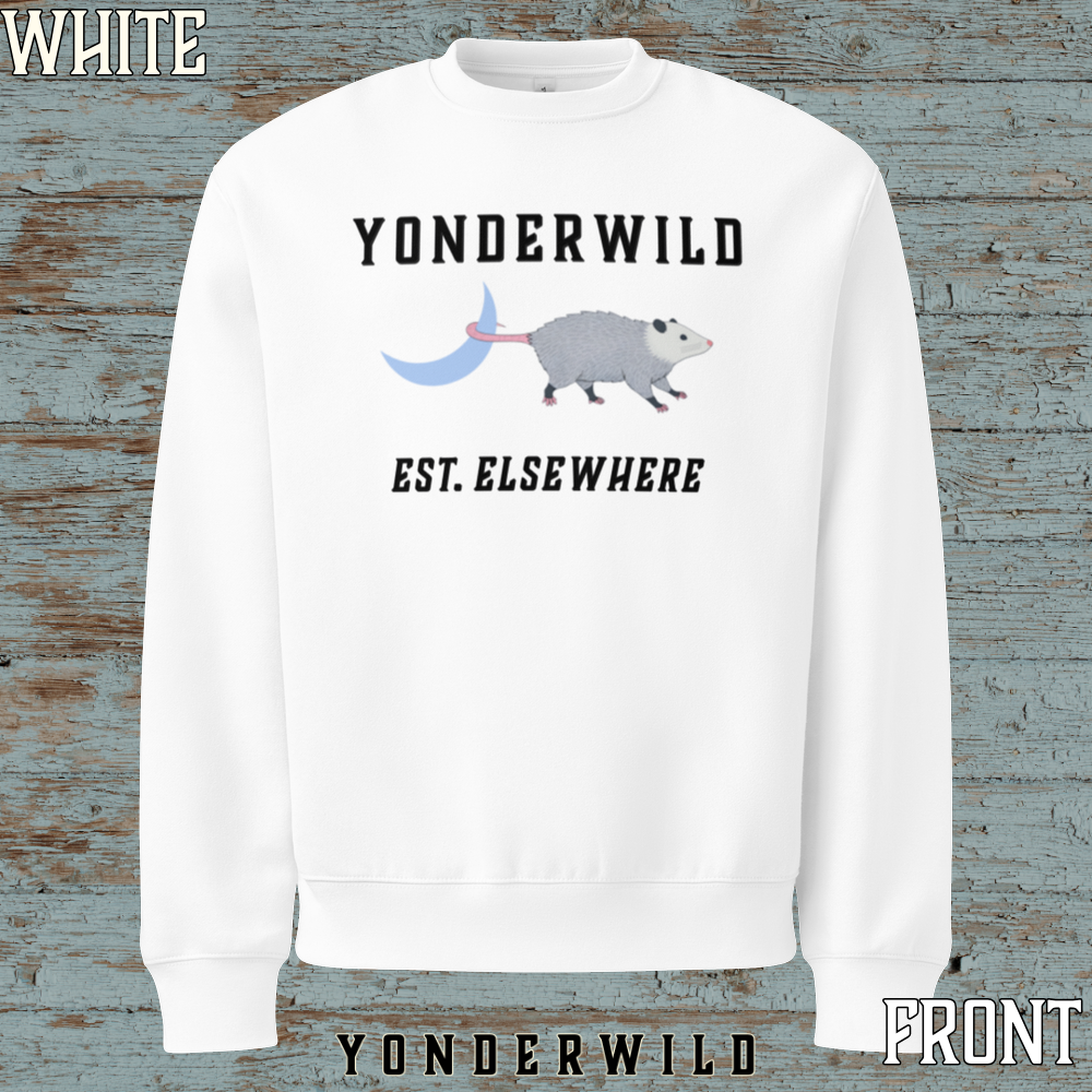 Moon Possum Oversized Heavyweight Sweatshirt (White) (Front).png