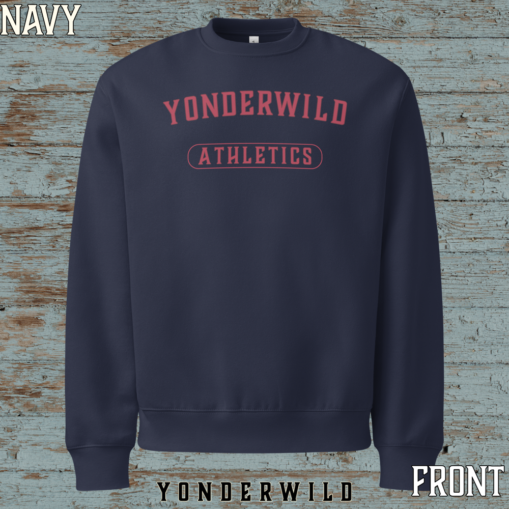 Athletics Oversized Heavyweight Sweatshirt Sumac-Navy.png