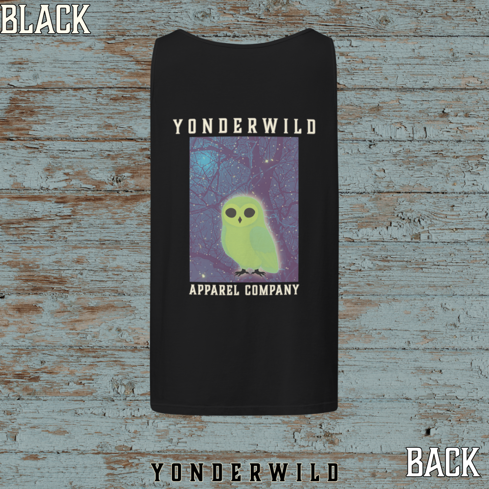 Owl Bird Aglow Tank Top