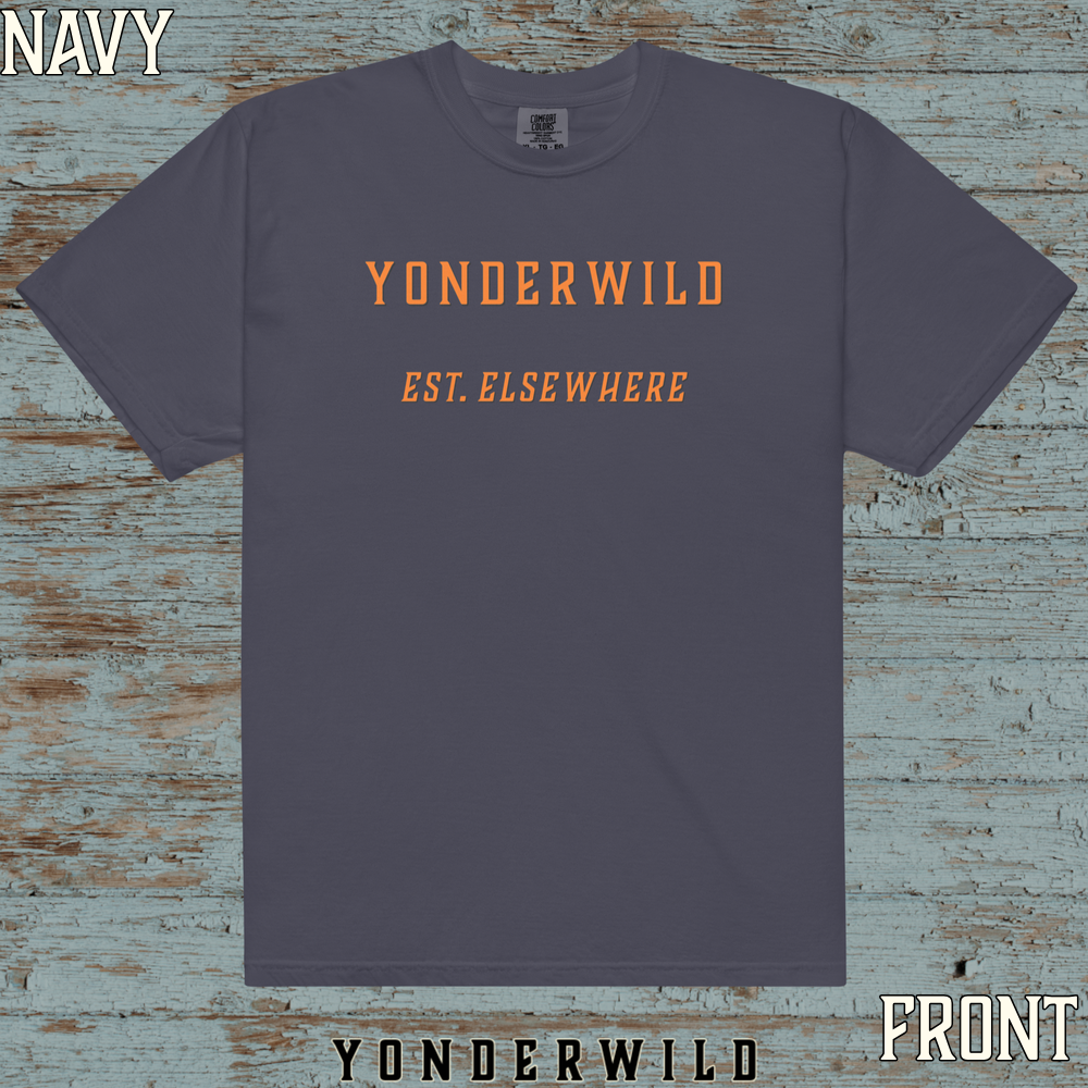 Classic Logo Short Sleeve Blaze (Front) (Navy).png