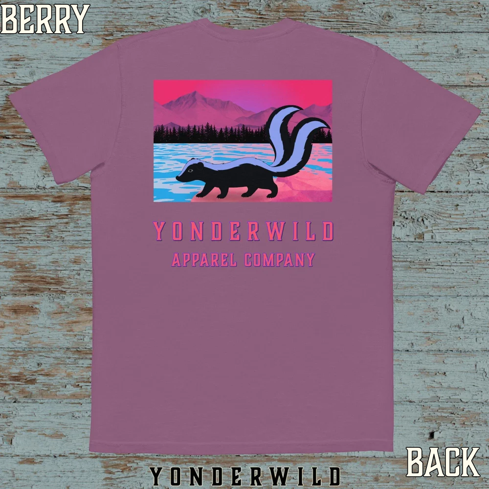 Twilight Twice Tail Short Sleeve Tee Sunset (Berry).png