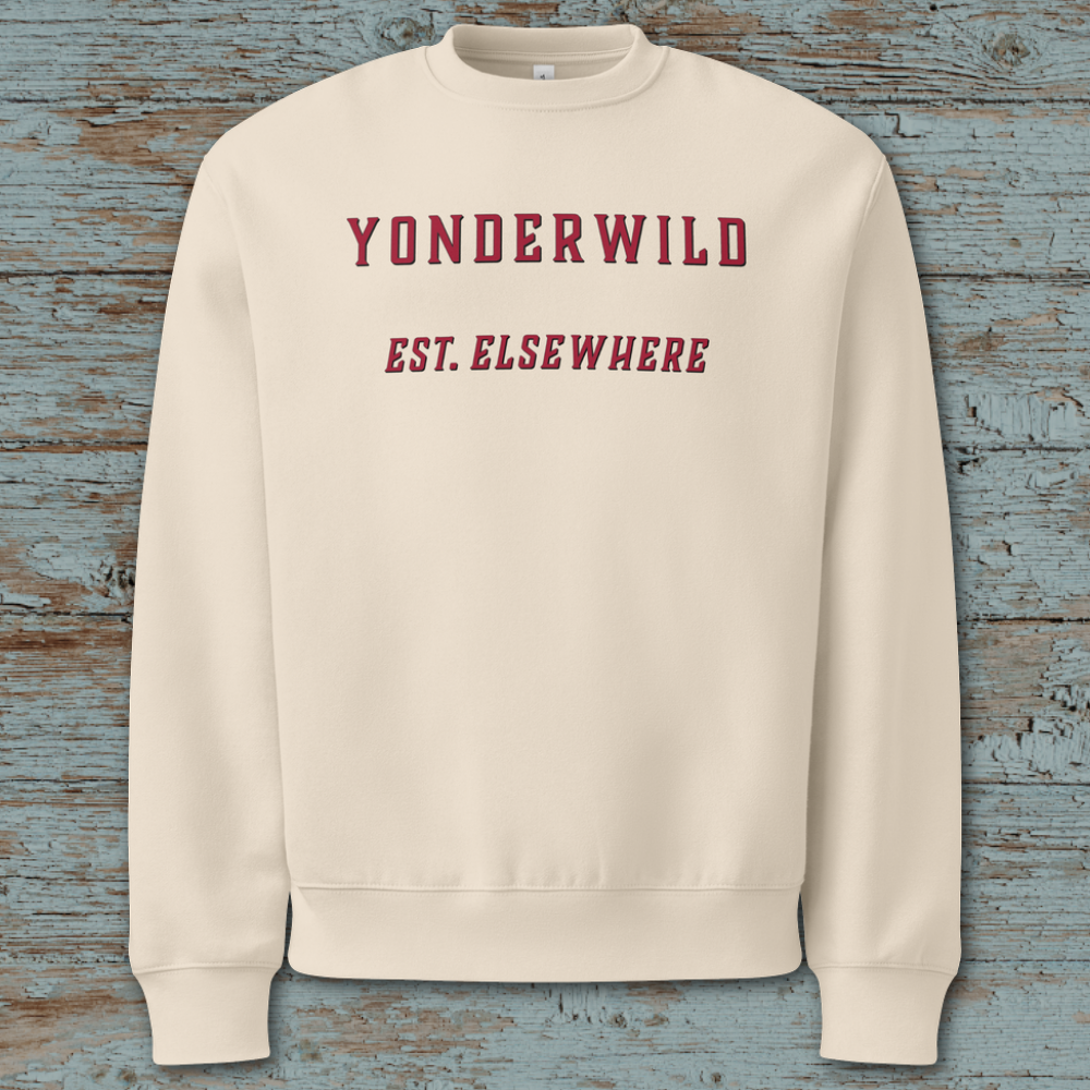 Varsity Logo Oversized Heavyweight Sweatshirt-Sumac