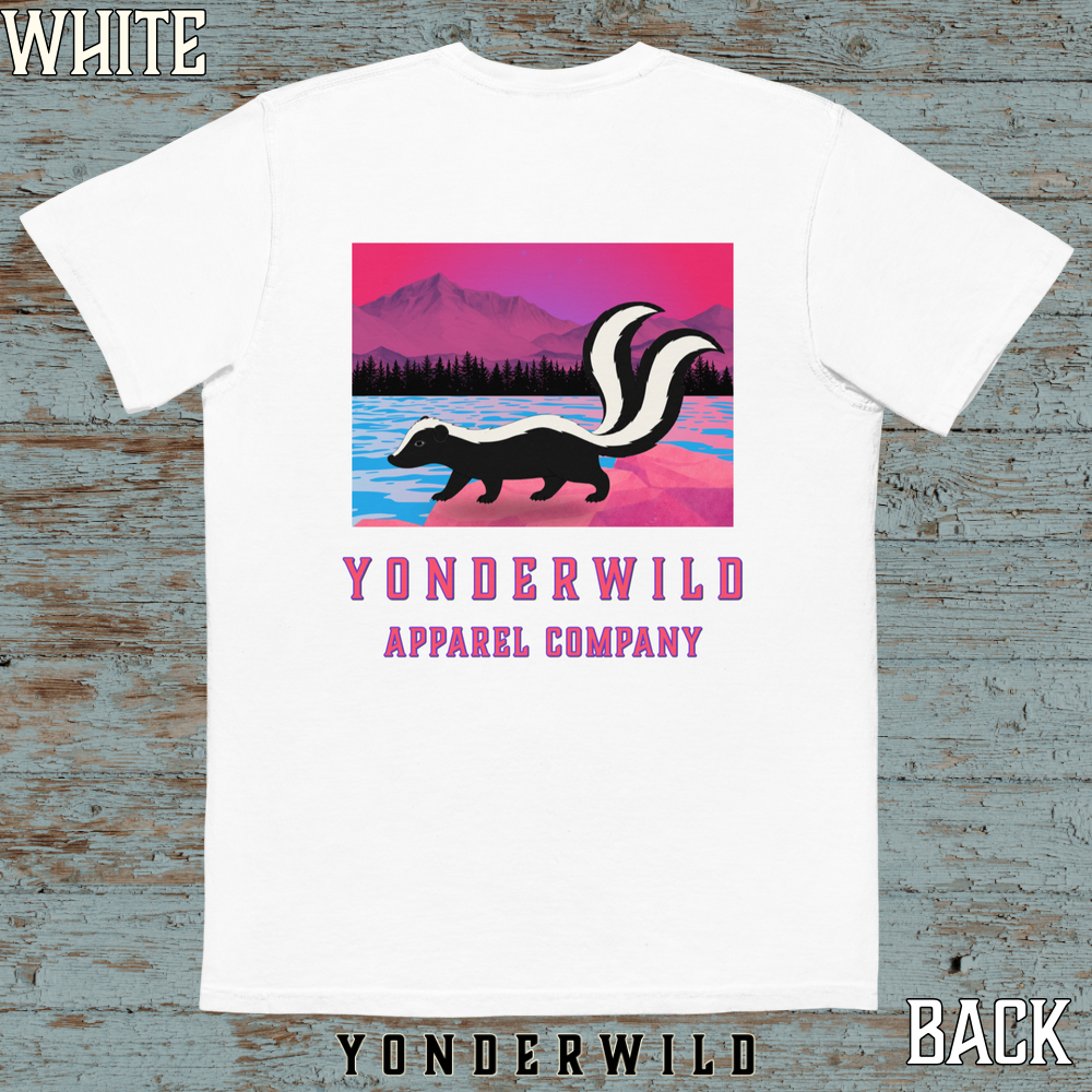 Twilight Twice Tail Pocket Tee-Sunset
