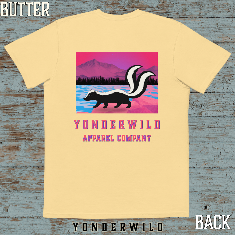 Twilight Twice Tail Pocket Tee-Sunset