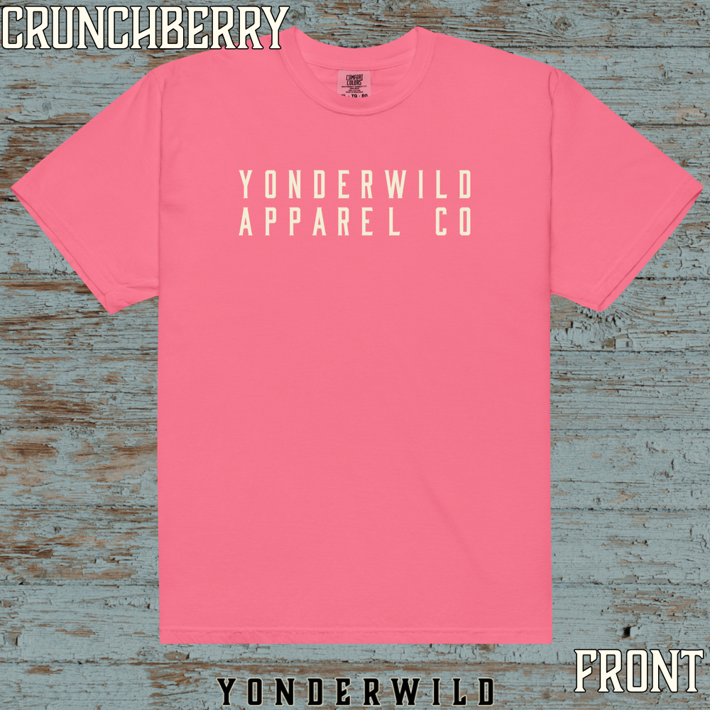YAC Short Sleeve Tee Bone (Front) (Crunchberry).png