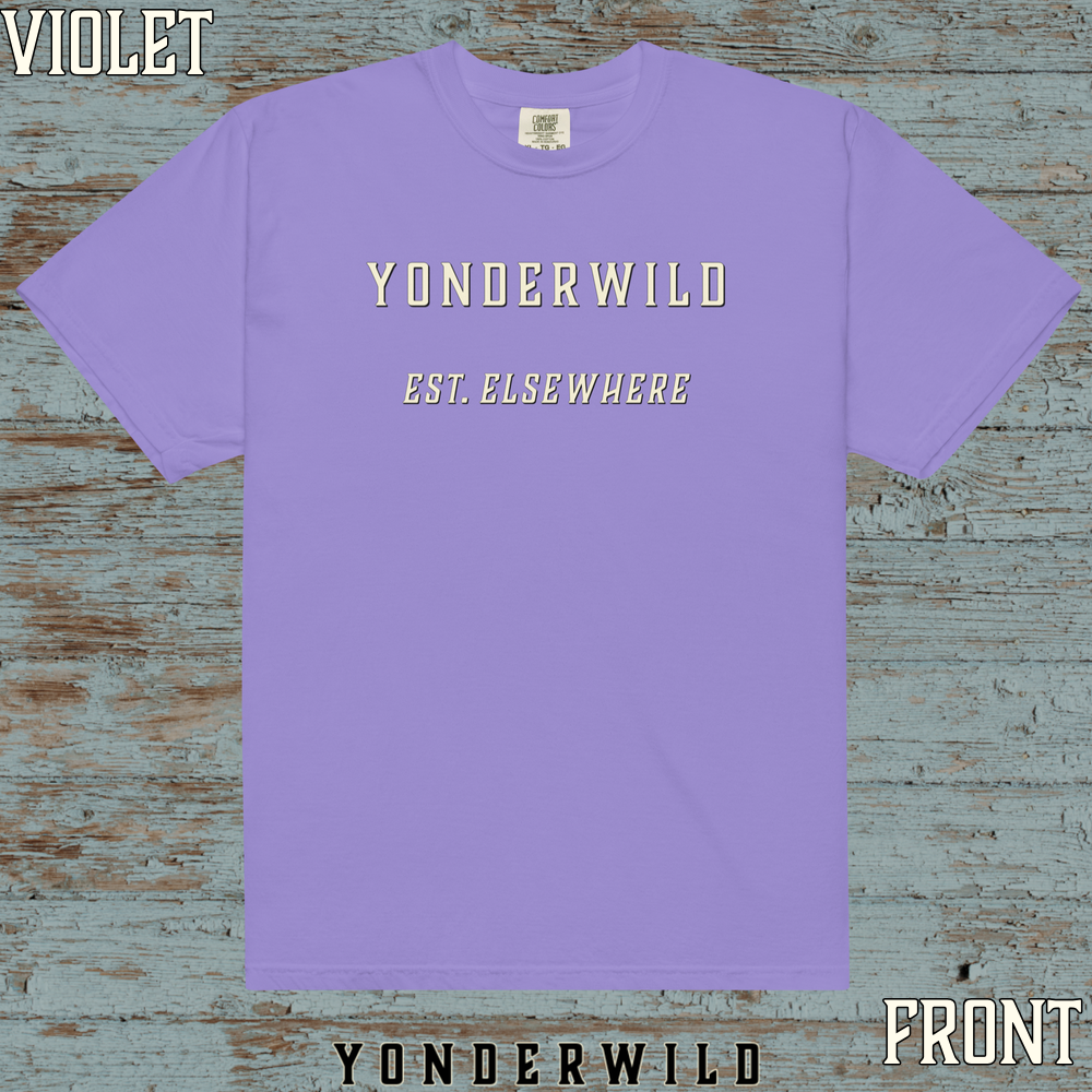 Classic Logo Short Sleeve Bone (Front) (Violet).png