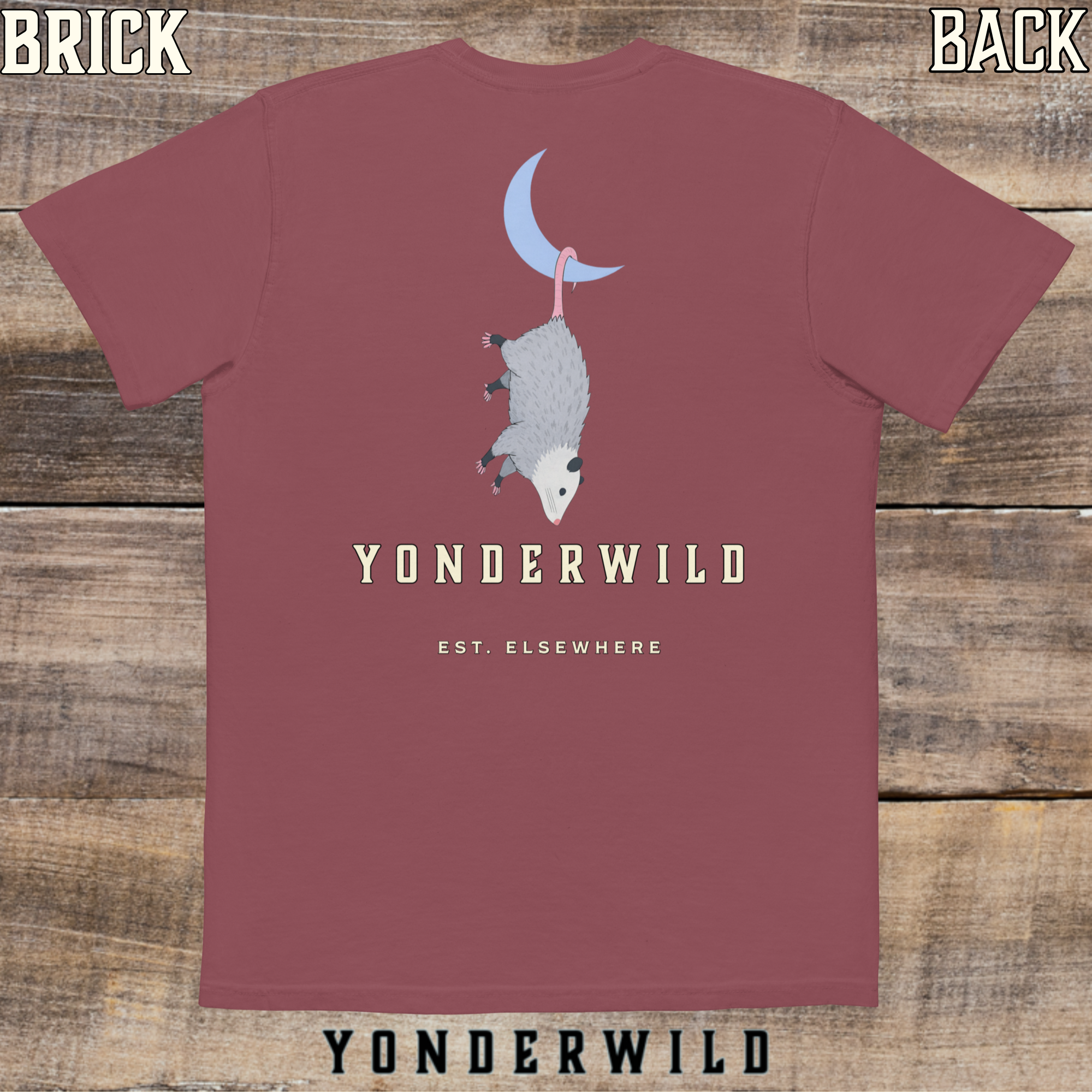 Moon Possum Pocket Tee