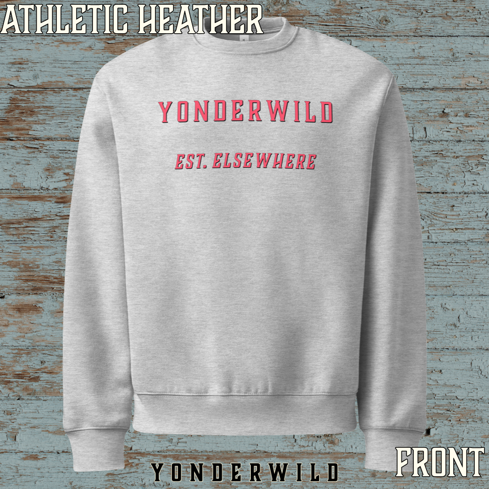 Varsity Logo Oversized Heavyweight Sweatshirt Sunset (Athletic) (Front).png
