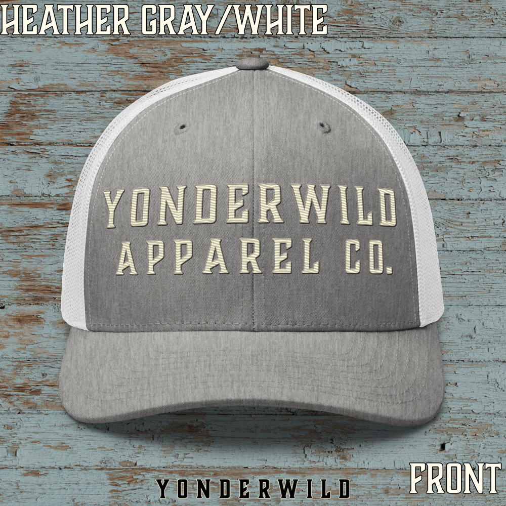 Bone YAC Hat Heather Gray White Front.png
