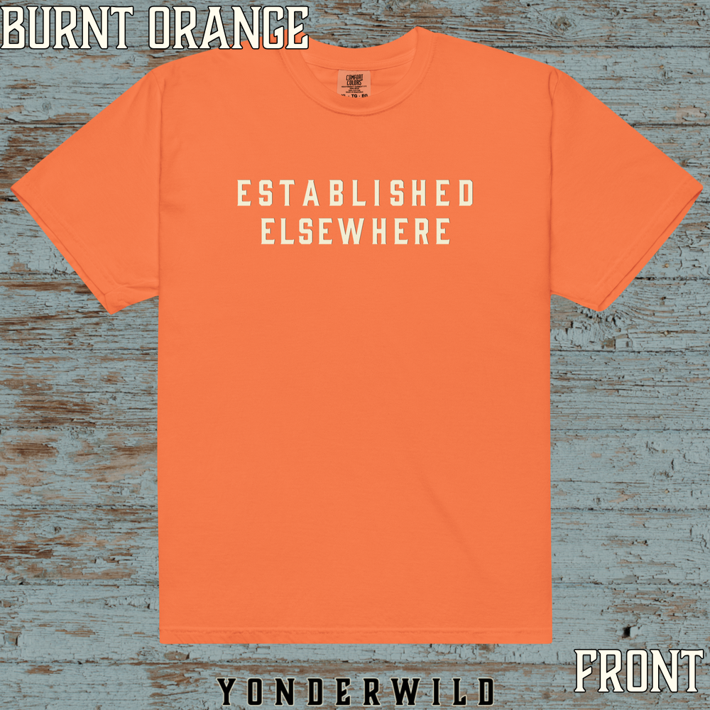 Established Short Sleeve Bone (Front) (Burnt Orange).png