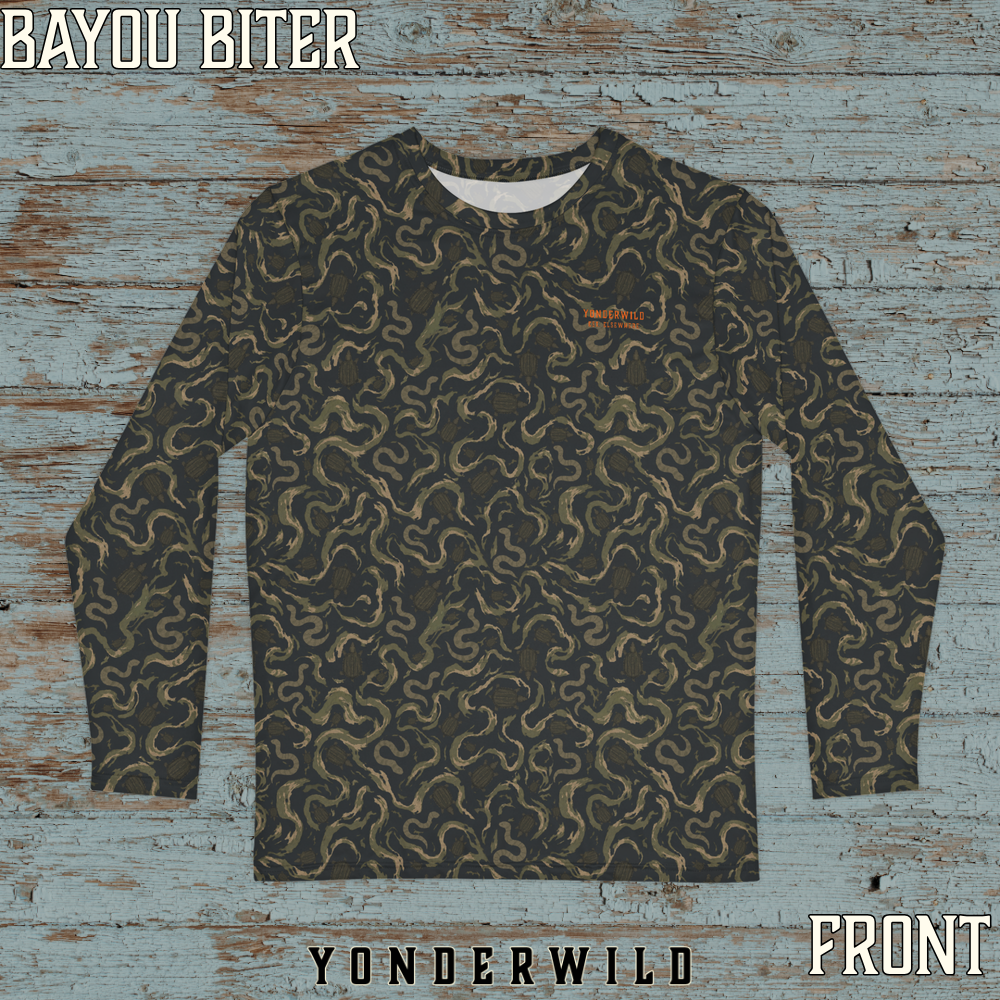 Bayou Biter Long Sleeve Camo Front.png