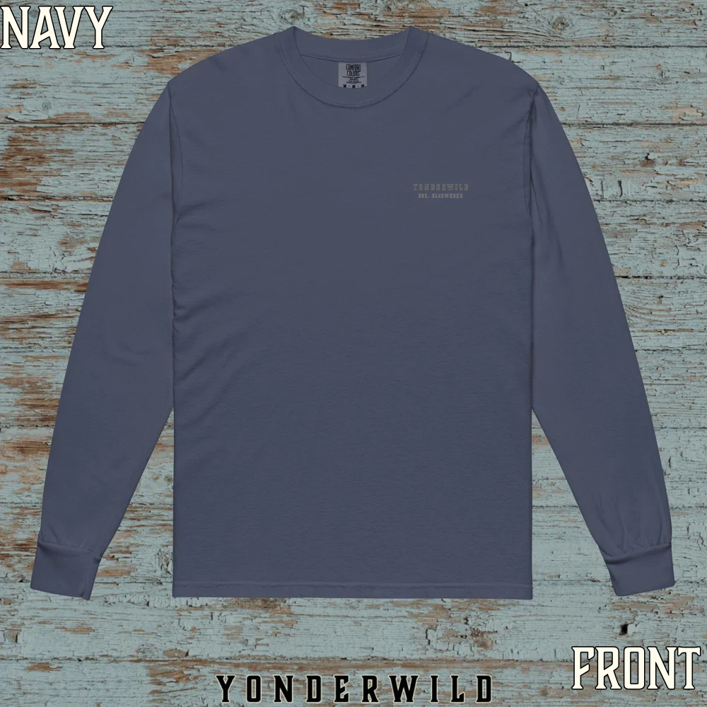 Vagabond Long Sleeve Tee (Front) (Navy).png