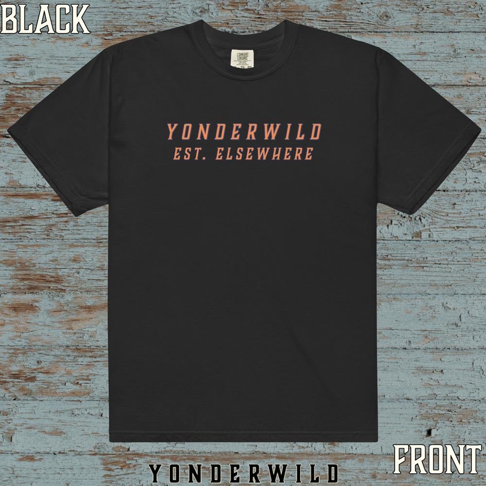 Est Logo Short Sleeve Ember and Indigo (Black).png