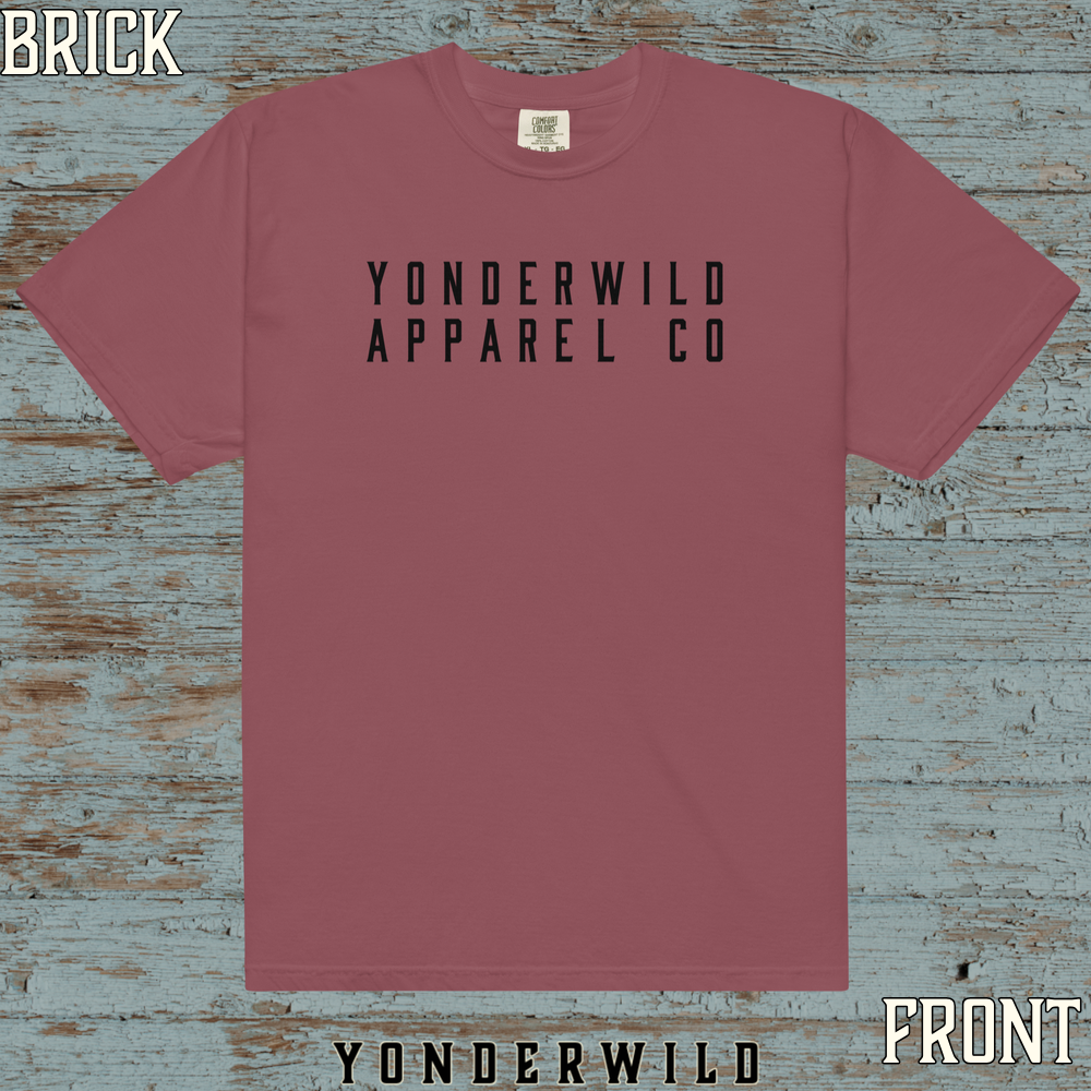 YAC Throwback Short Sleeve Coal (Front) (Brick).png
