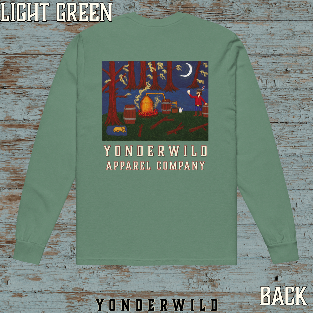 Bootlegger Long Sleeve Tee (Back) (Light Green).png